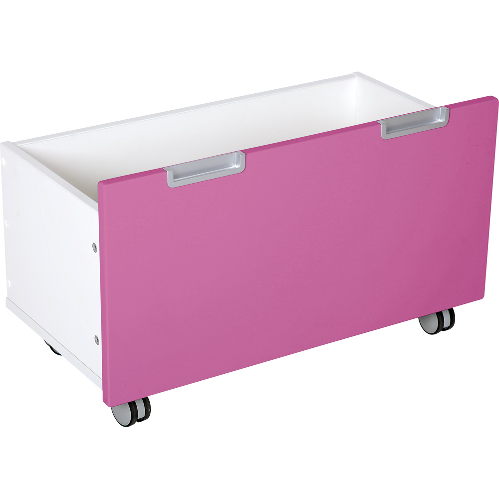 Quadro - úložný box - veľký, tmavoružový 