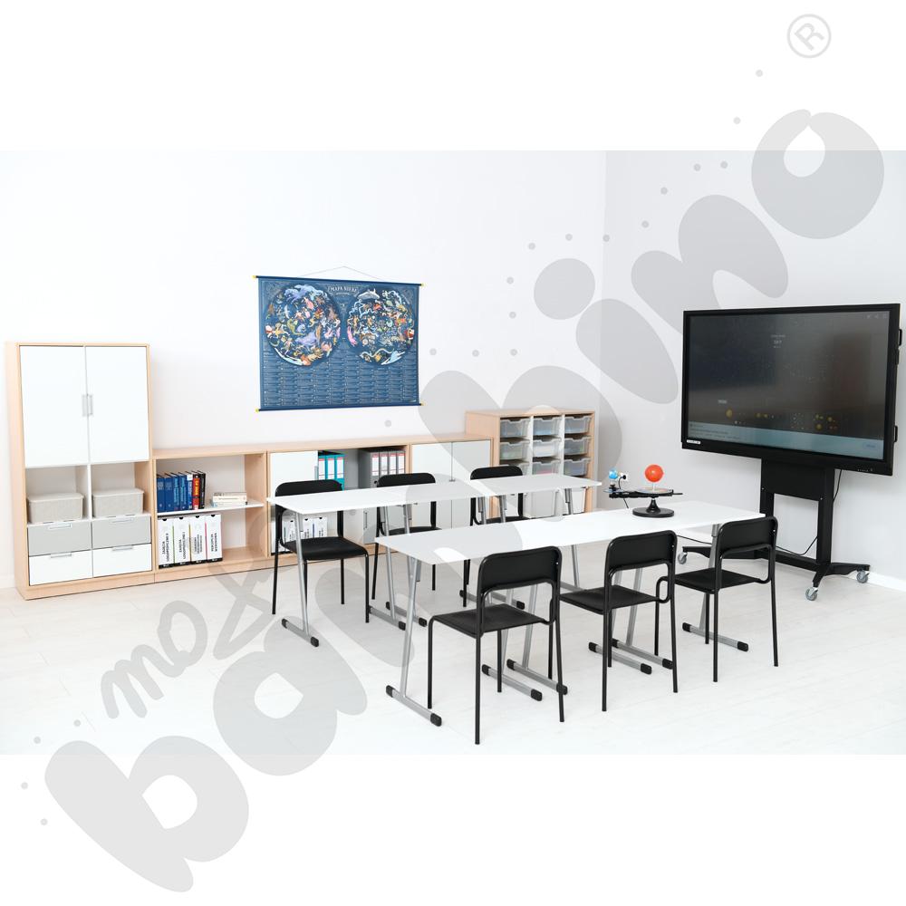 Quadro - zestaw 180, 90 st., skrzynia klon jasny