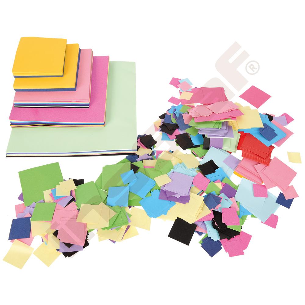 Čtverce na origami – velká sada