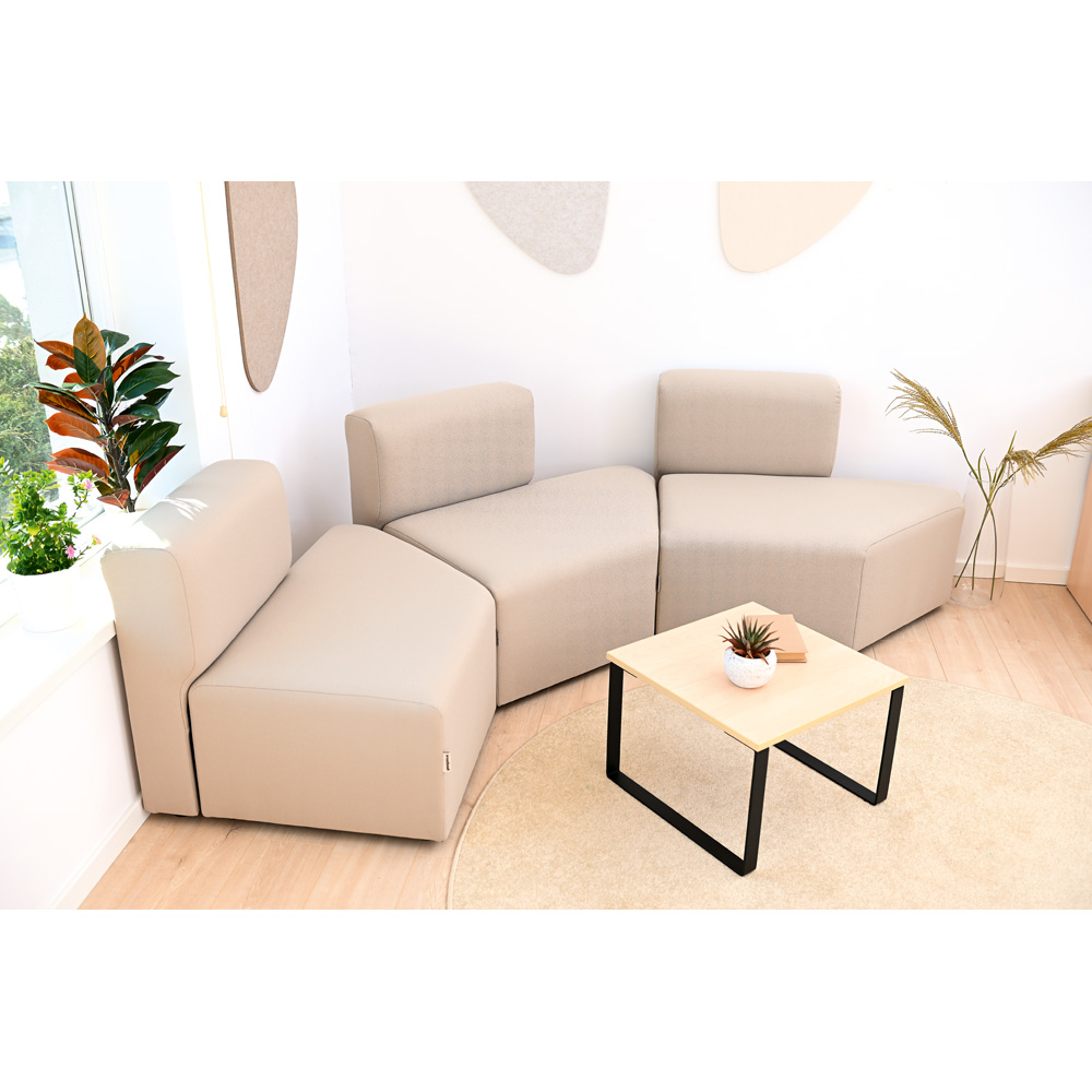 Sedadlo s opierkou Modern One - béžové