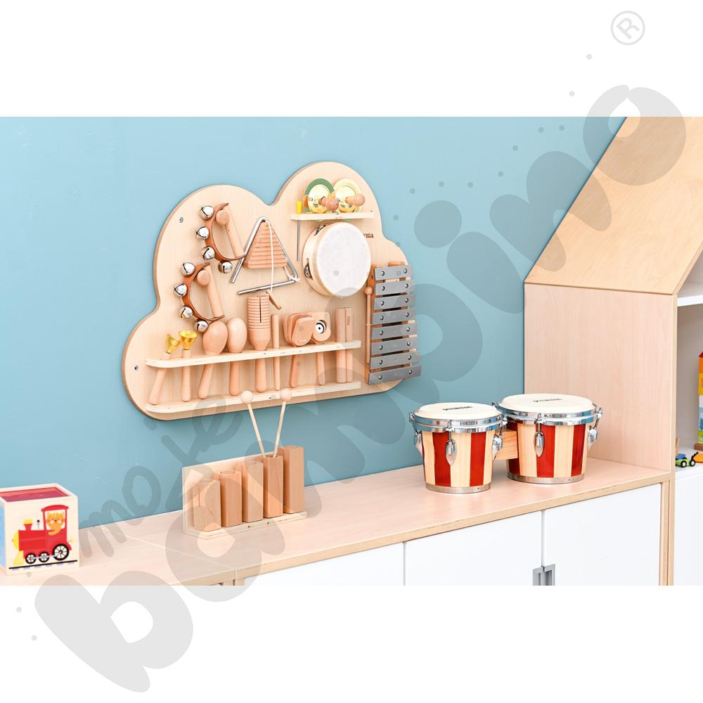 Muzyczna tablica z instrumentami