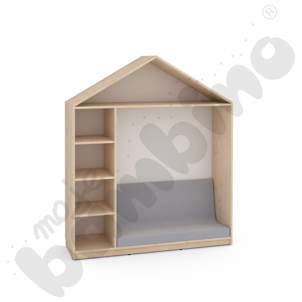Biblioteczka-domek Feria, klon jasny