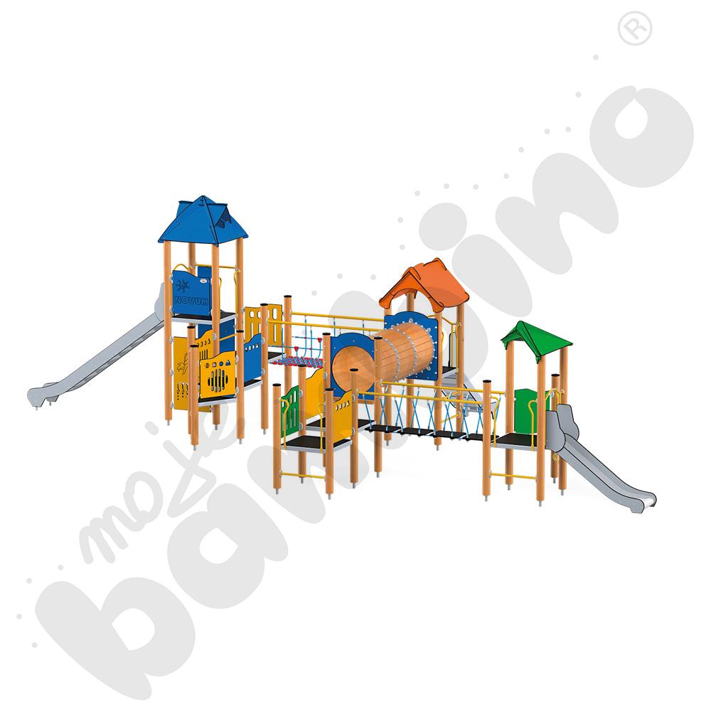 Orbis - wieża 20, drewniane słupy