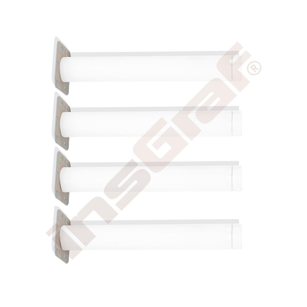 Sada bělených noh k pracovním deskám Flexi výška 40 cm