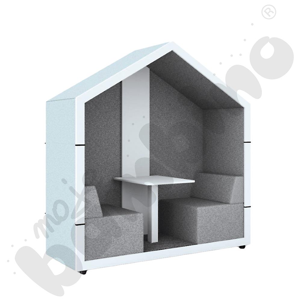 Treehouse z tylną ścianą - miętowy