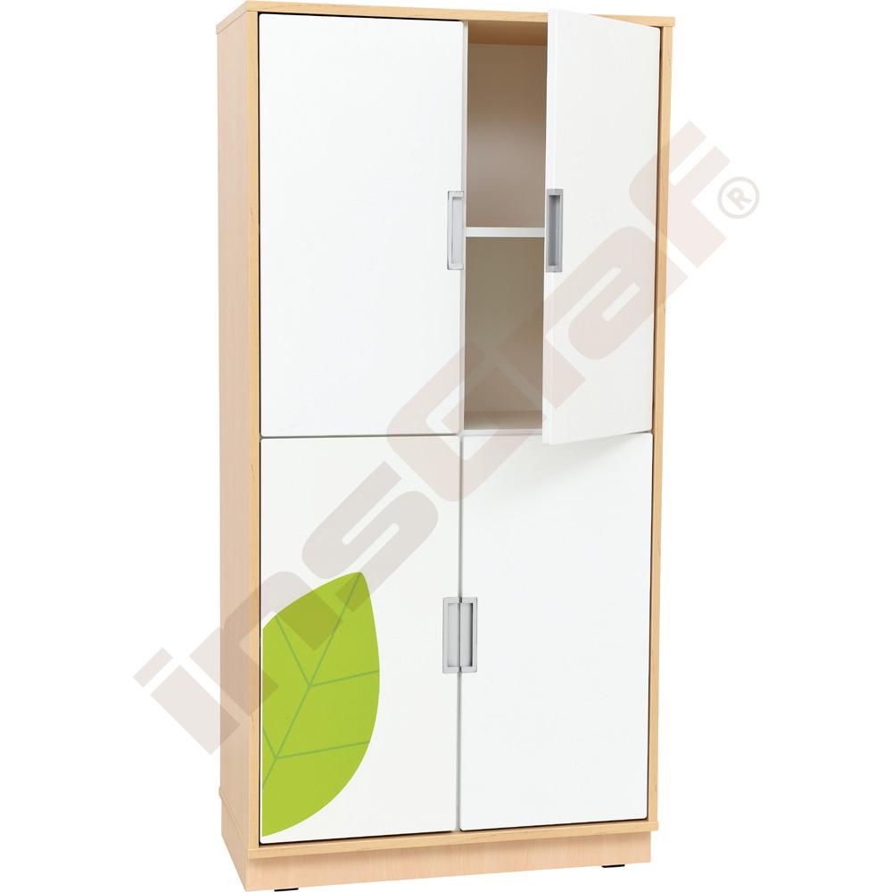 Quadro - skříň XL k sestavě Flora 90˚, tichý doraz, korpus světlý javor