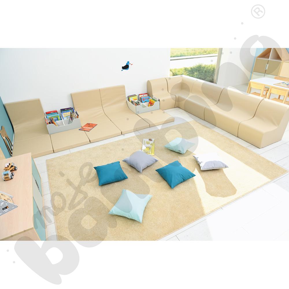 Materac kwadratowy - beżowy