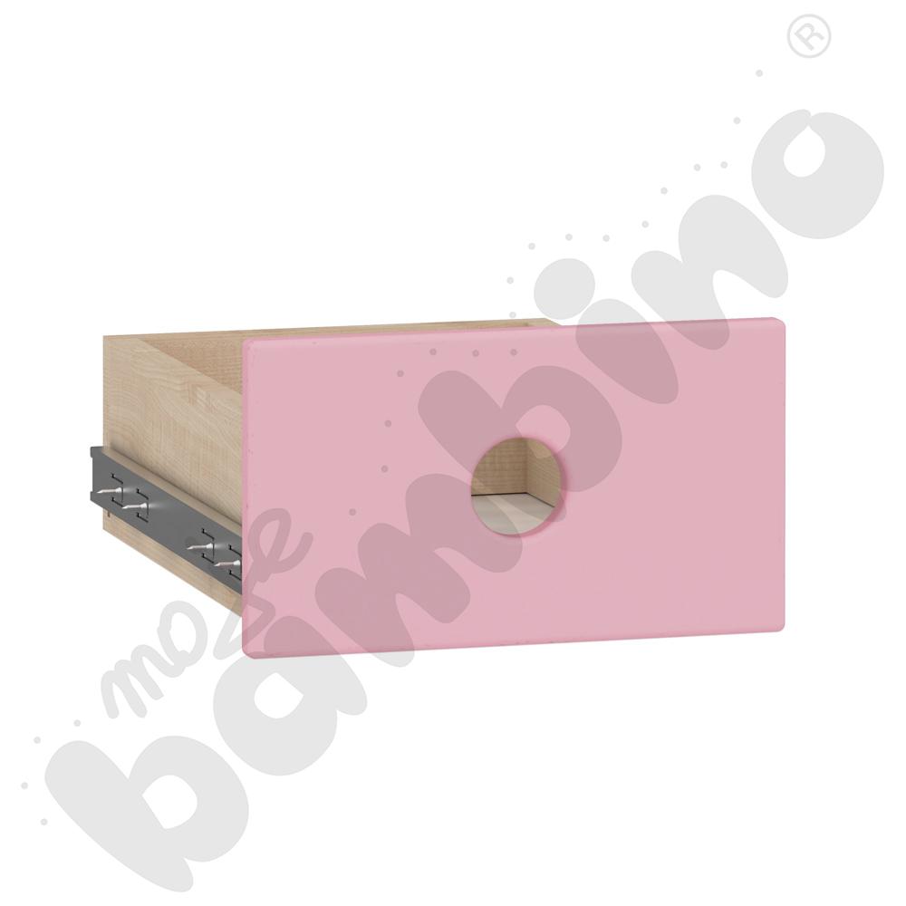 Szuflada Feria duża różowa lakierowana