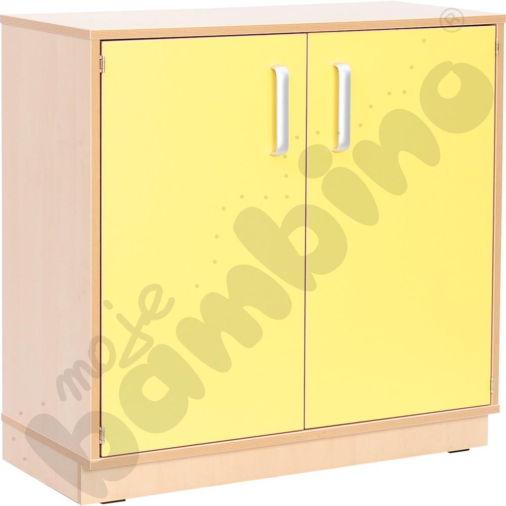Drzwiczki do szafki Flexi D z półkami - żółte