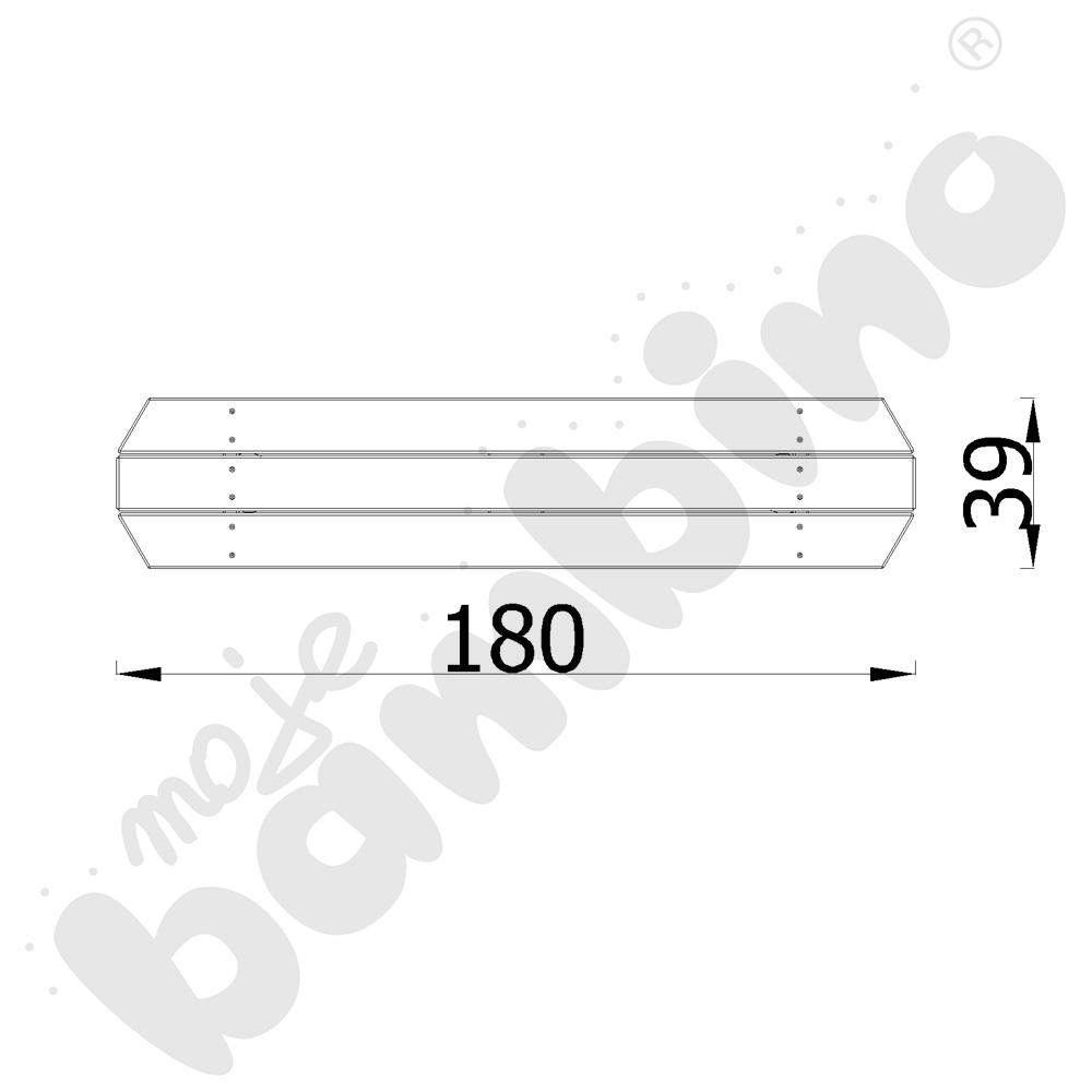 Ławka bez oparcia Robinio