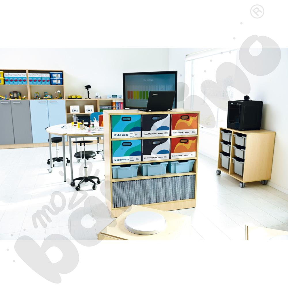 Regał Grande dwustronny - klon jasny