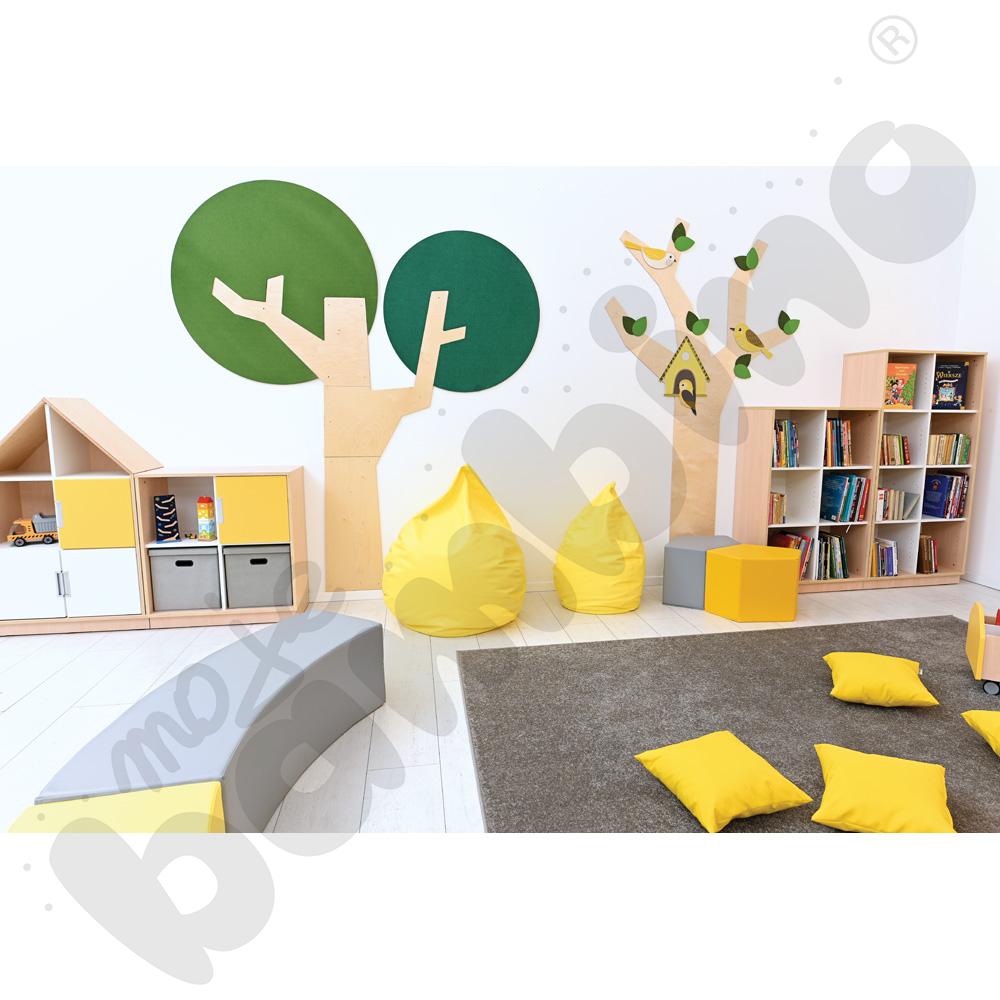 Panel ścienny - drzewo z okrągłą koroną