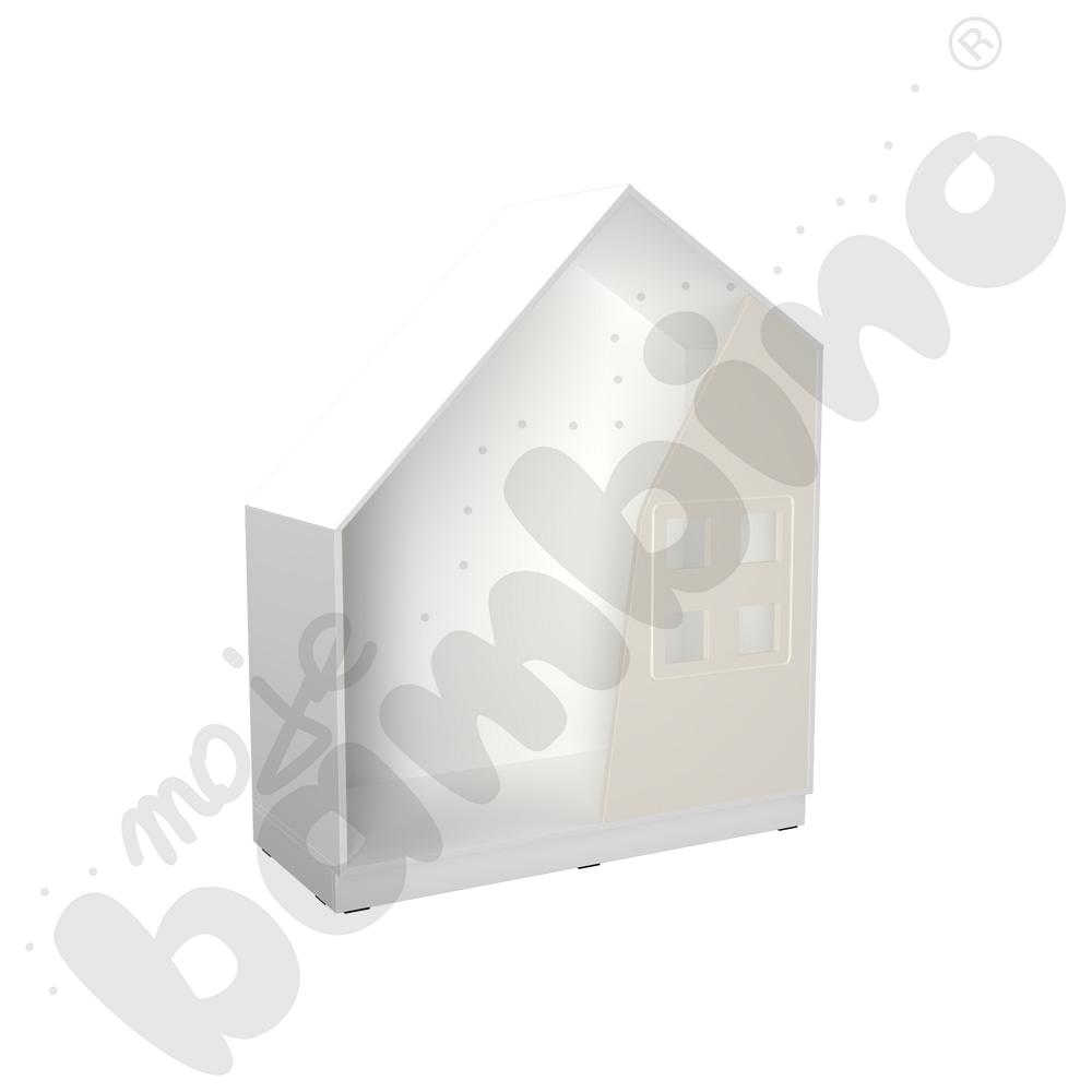 Quadro - szafka-domek - kość słoniowa, skrzynia biała