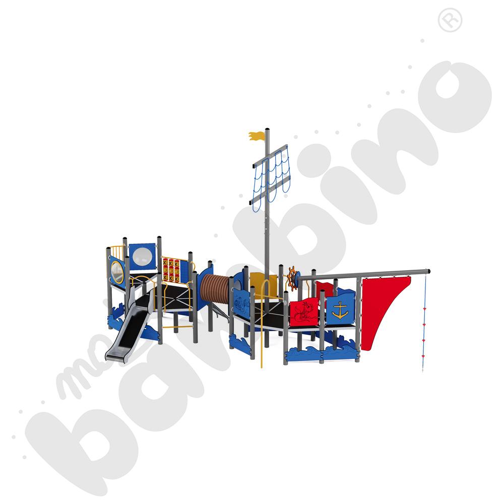 Statek Diasa, metalowe słupy