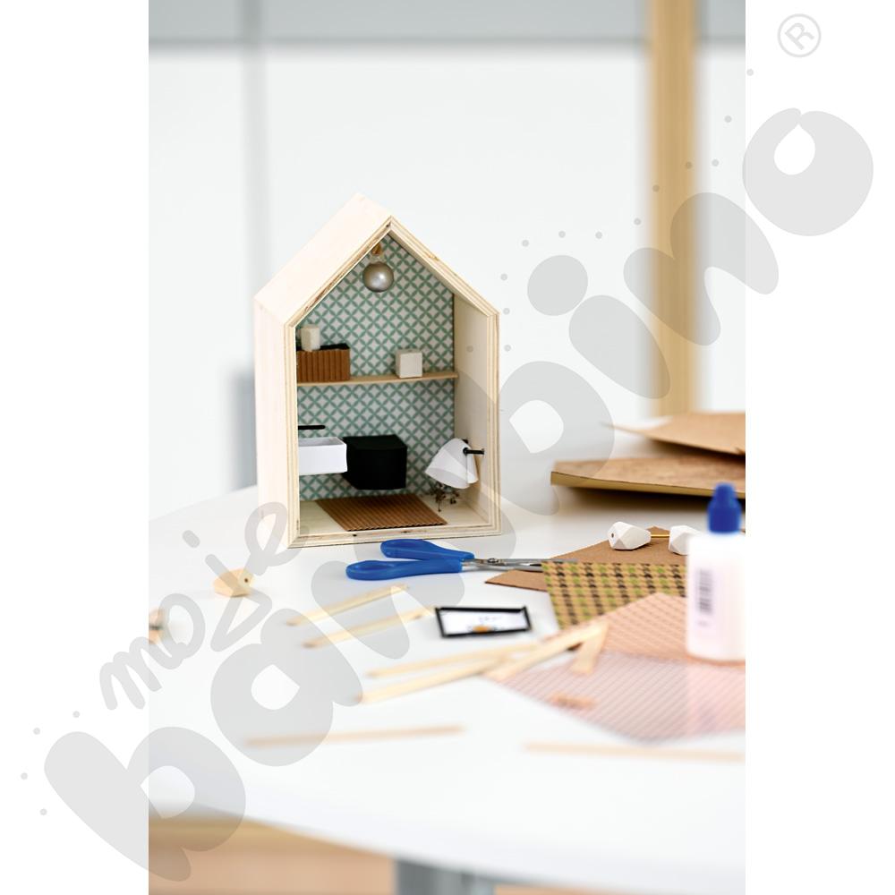 Pudełka - domki do ozdabiania