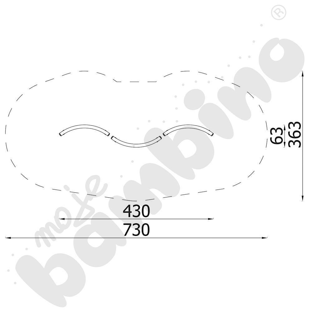 Action4Kids Lime - równoważnia
