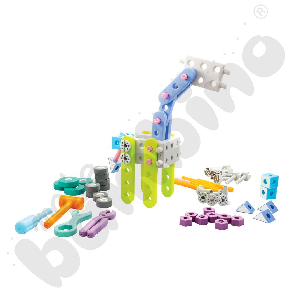 Klocki Gigo - Mały inżynier - pojazdy XL