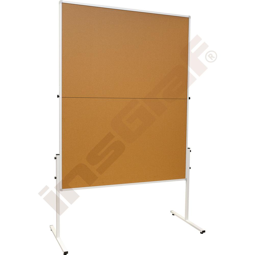 Oboustranná korková tabule 120 x 150