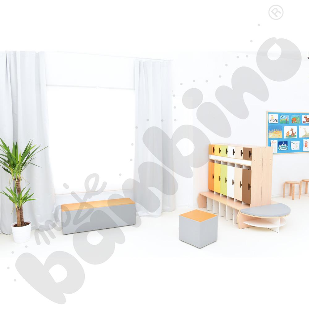 Szatnia Kameleon 6 - zestaw 2, klonowa skrzynia