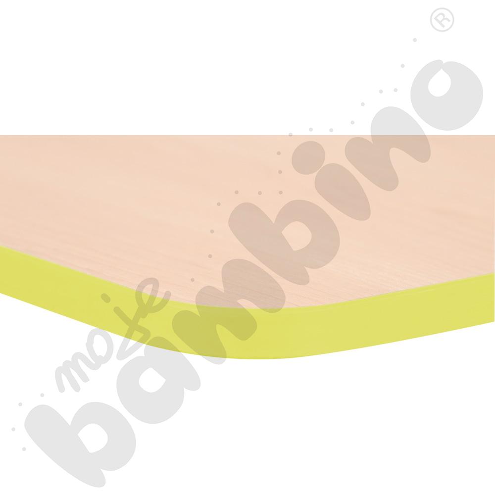 Blat Quadro klon jasny kwadratowy, limonkowe obrzeże