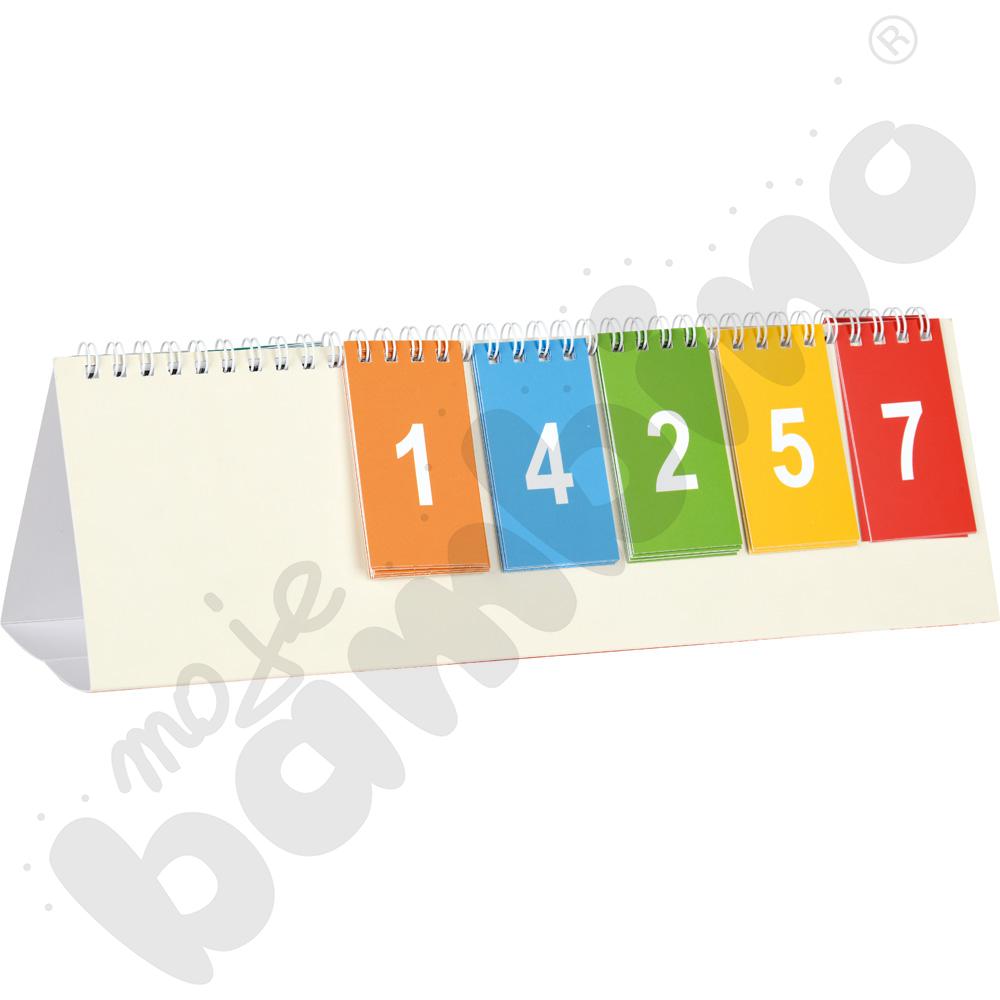 Karty liczbowe do prezentacji miliona dla ucznia