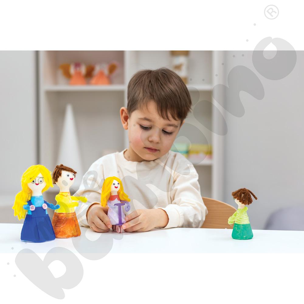 Figurki styropianowe, wys. 15 cm, 8 szt.