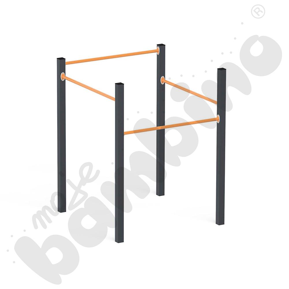 Street workout drążki wysokie Yellow