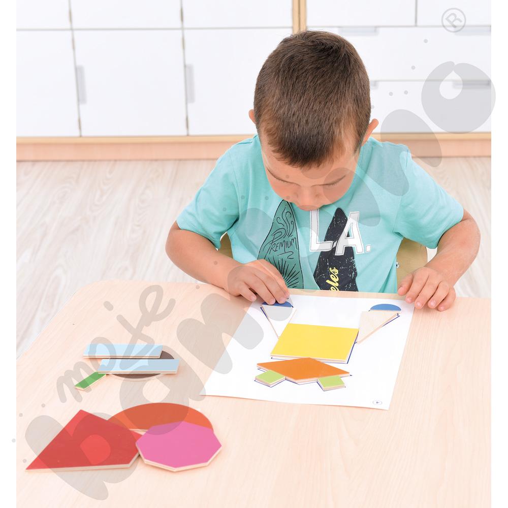 Kształty do układanki geometrycznej