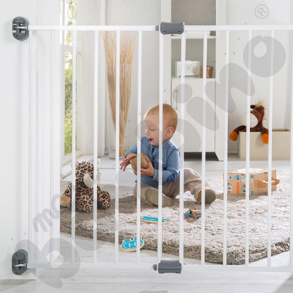 Bramka zabezpieczająca metalowa 60-97 cm