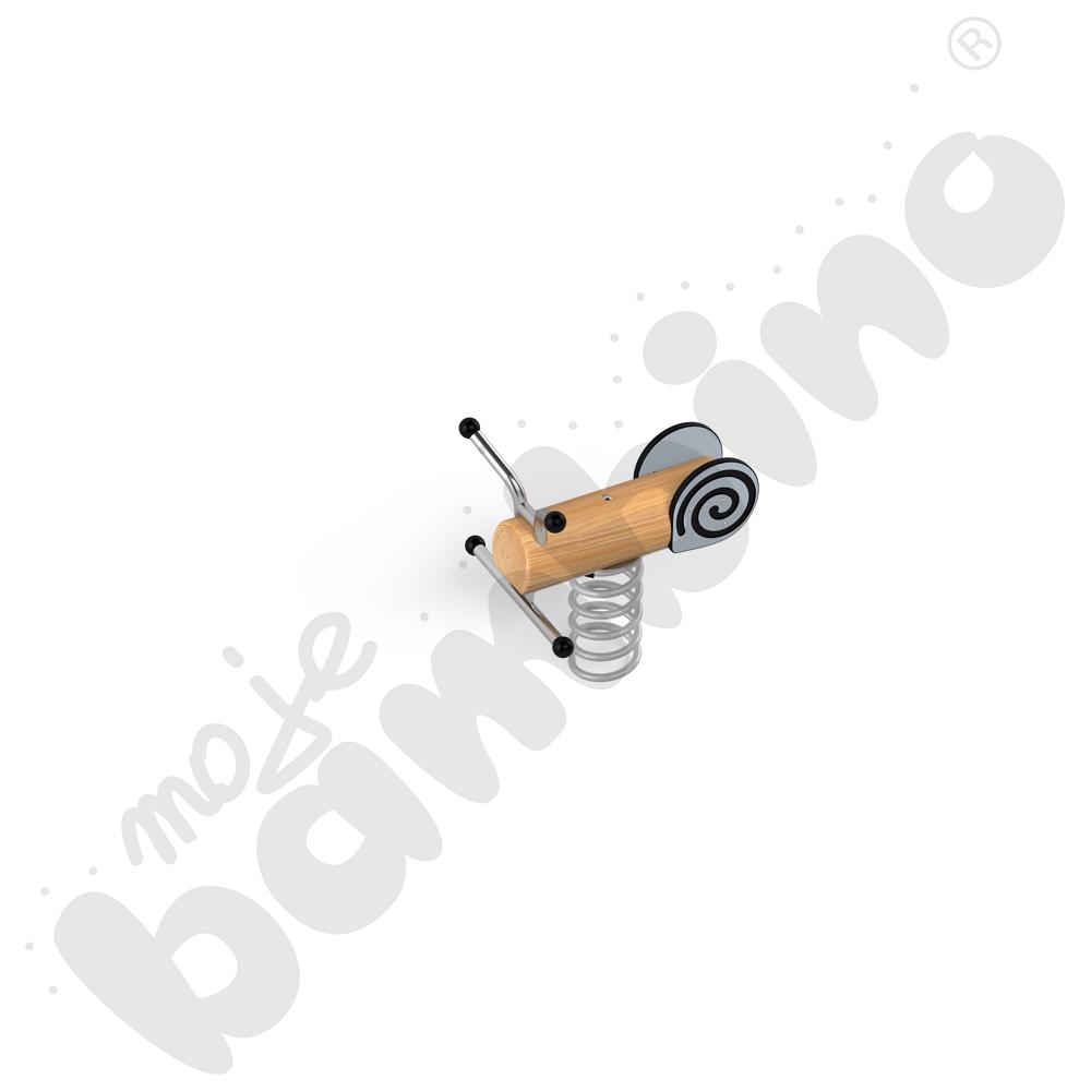 Robinio - ślimak na podstawie metalowej