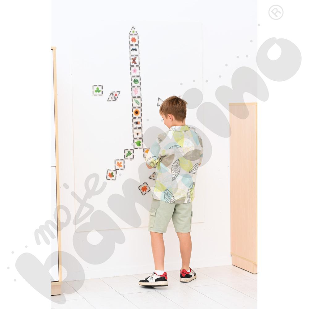 Klocki magnetyczne transparentne