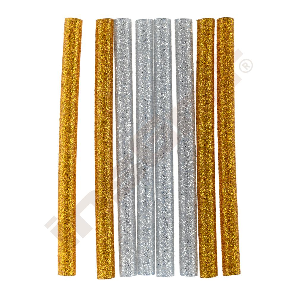 Glitzer-Heißklebesticks, 8 Stck.