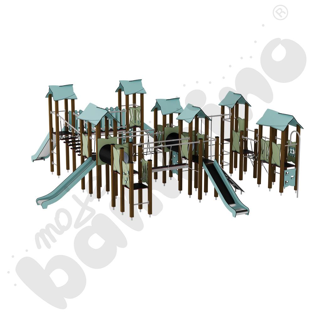 Zestaw Urbi 12, słupy drewniane C