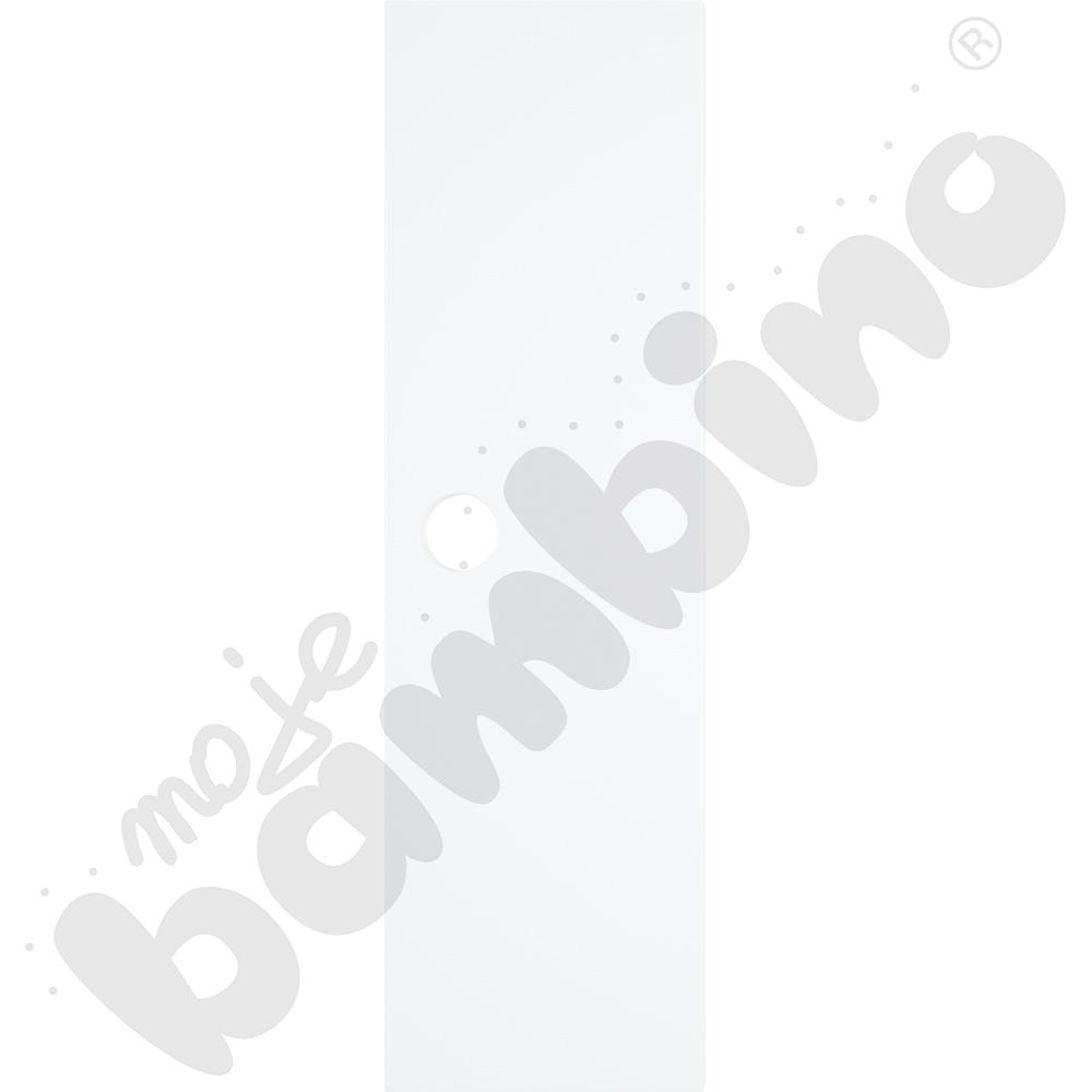 Drzwiczki do szatni Porządkuś szkolnej, okrągły otwór - białe