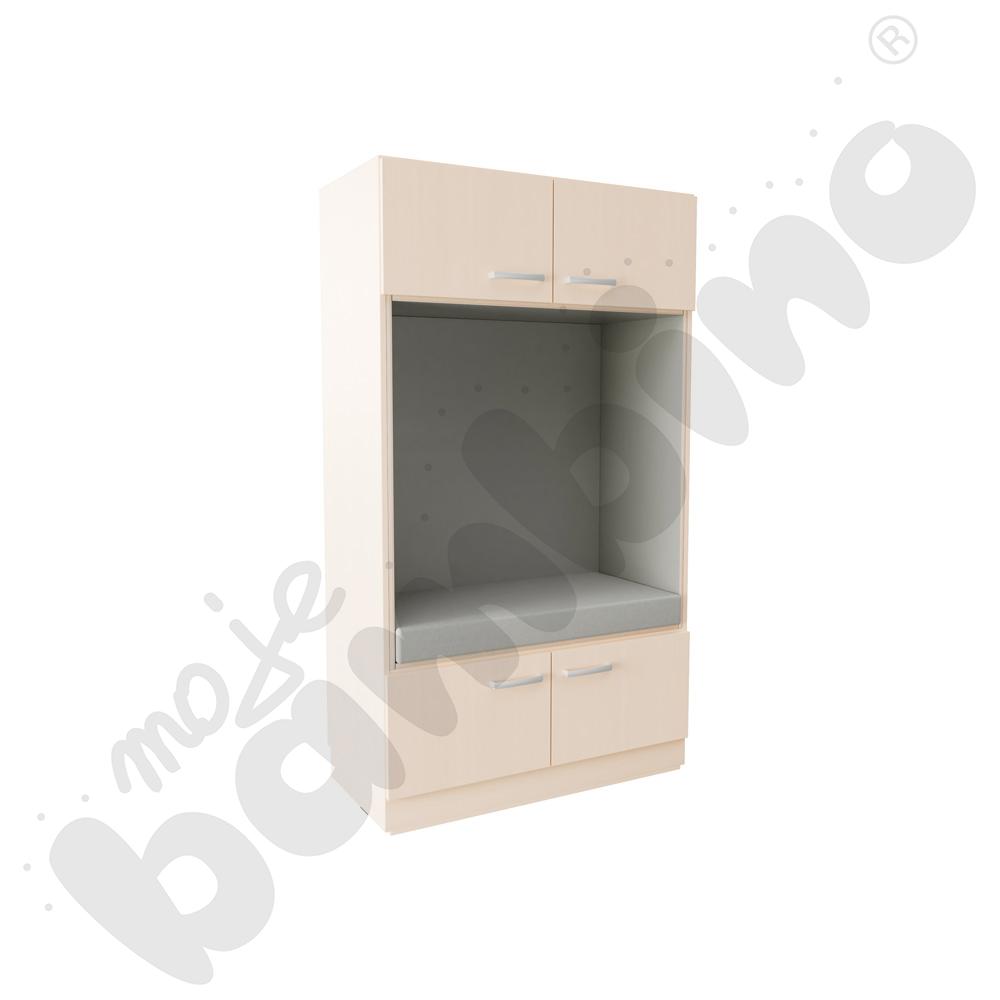 Szafa Grande XXL z siedziskiem 57 cm – klon jasny