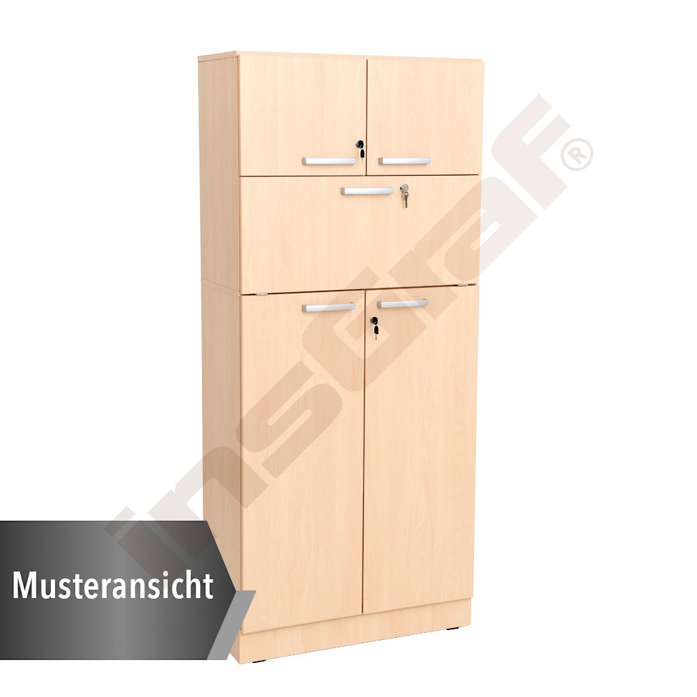 Grande Schrank mit Arbeitsfläche - weiß