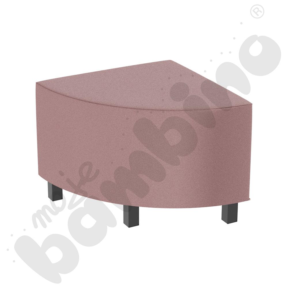 Pufa Universum 1/4 koła narożna, tkanina KG19