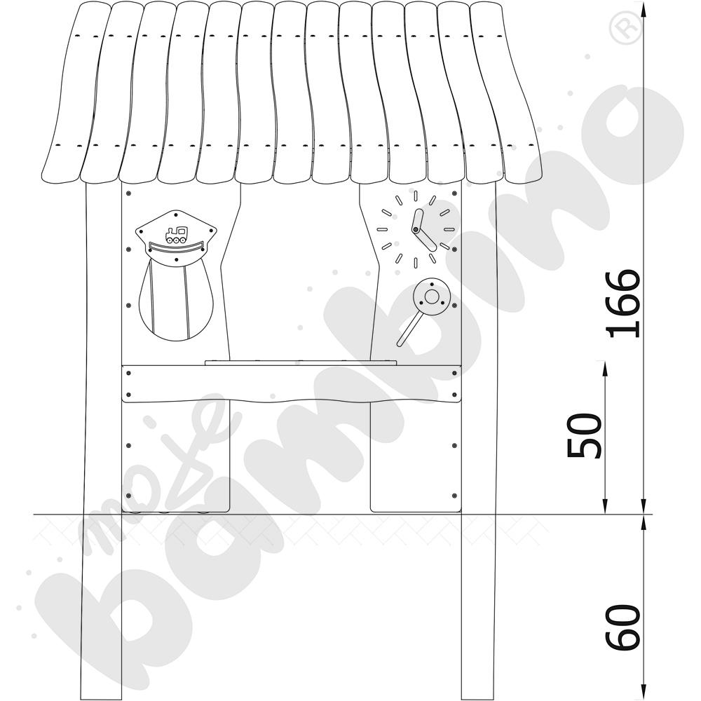 Domek stacja kolejowa Robinio
