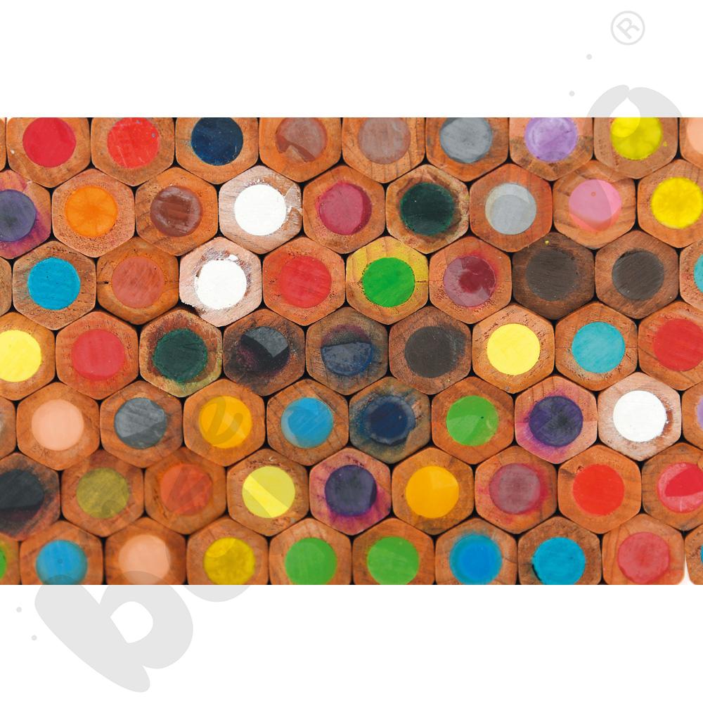 Kredki Color Giants - 96 szt. oprawa drewniana 