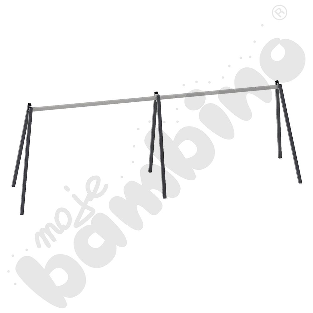 Huśtawka poczwórna Urbi, słupy metalowe B/ bez zawiesi