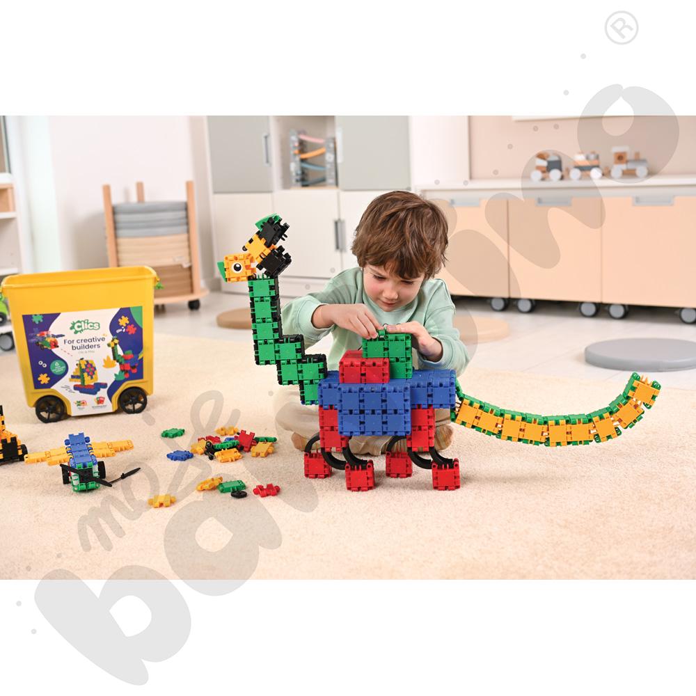 Klocki konstrukcyjne Clics Rollerbox 25w1