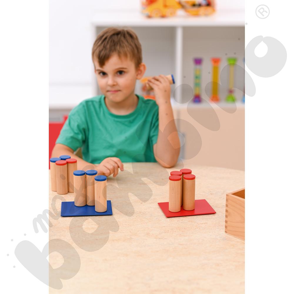 Puszki szmerowe Montessori