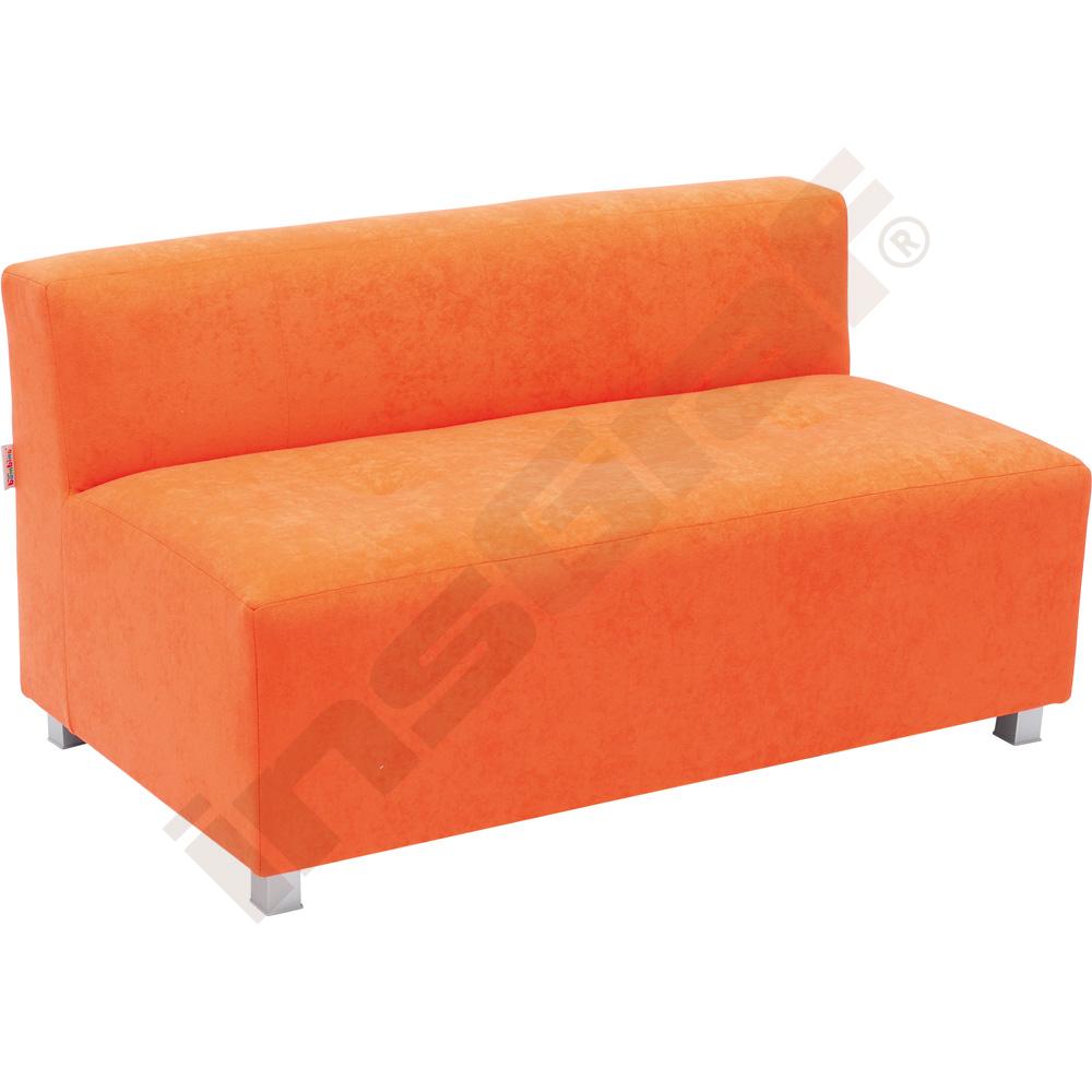 Pohovka velká - oranžová, výška 35 cm