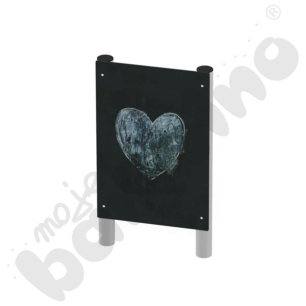 Tablica do rysowania, metalowe słupy