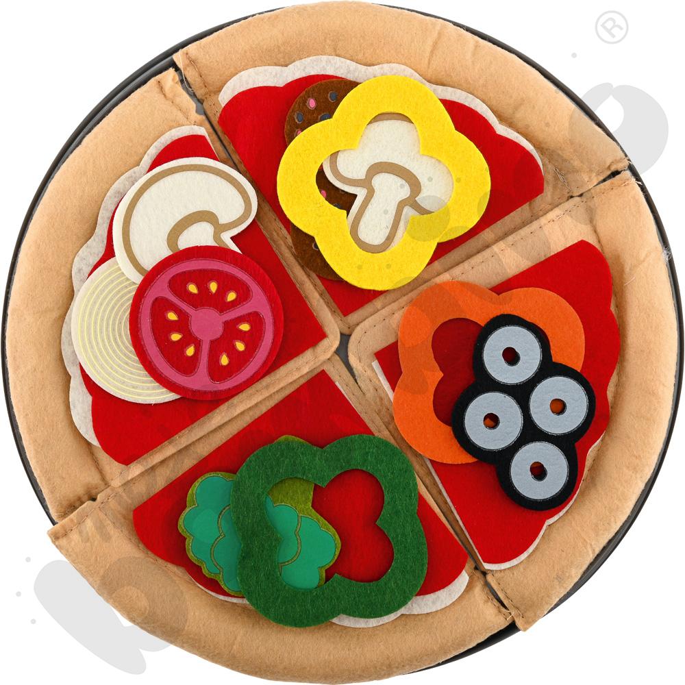 Pizza z zestawem składników