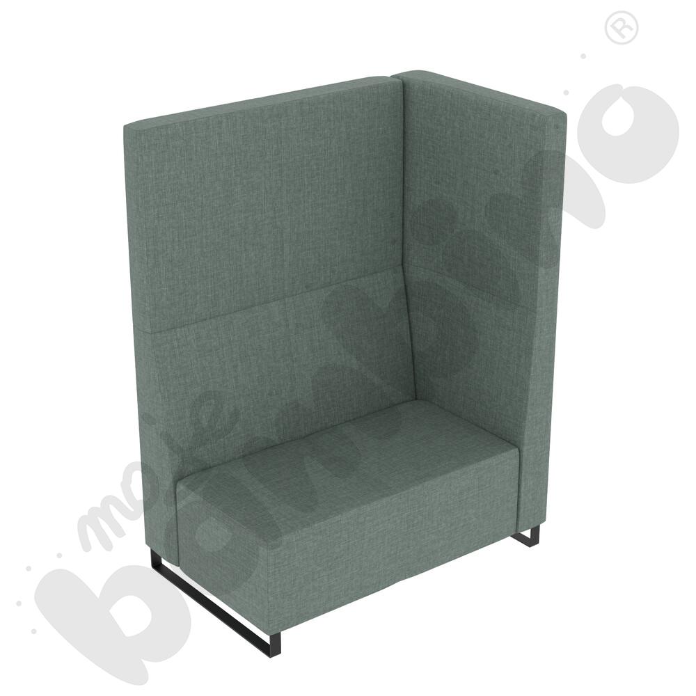 Sofa Universum 2-os. wys. 163 cm, bok wysoki prawy, tkanina KG01