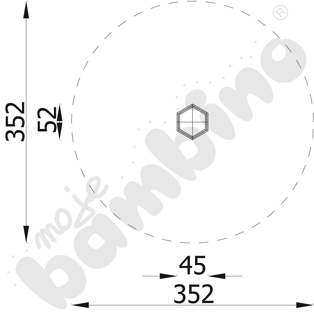 Sześciokąt sensoryczny Terra z kotwami