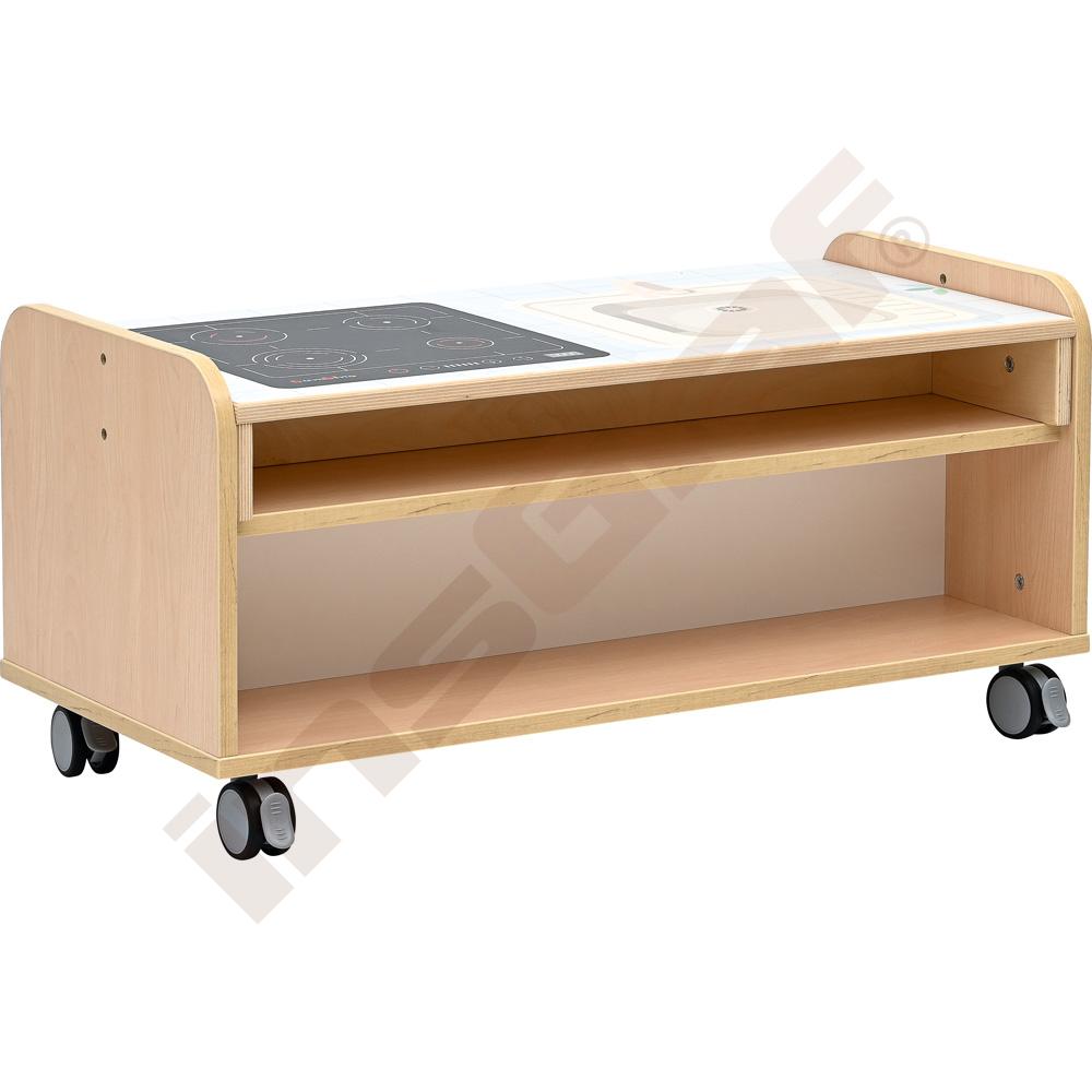 Mobilní koutek Quadro 253 - korpusy světlý javor