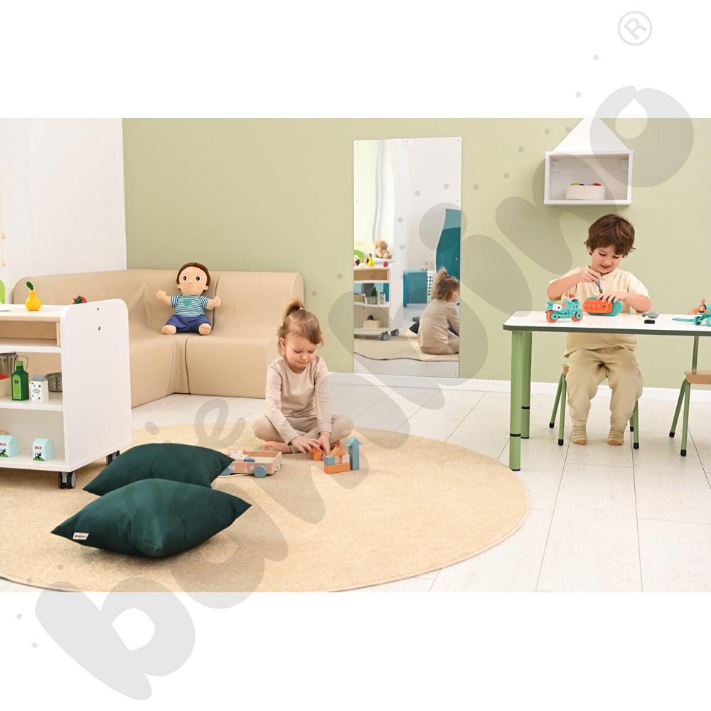 Lustro bezramowe 130 x 60 