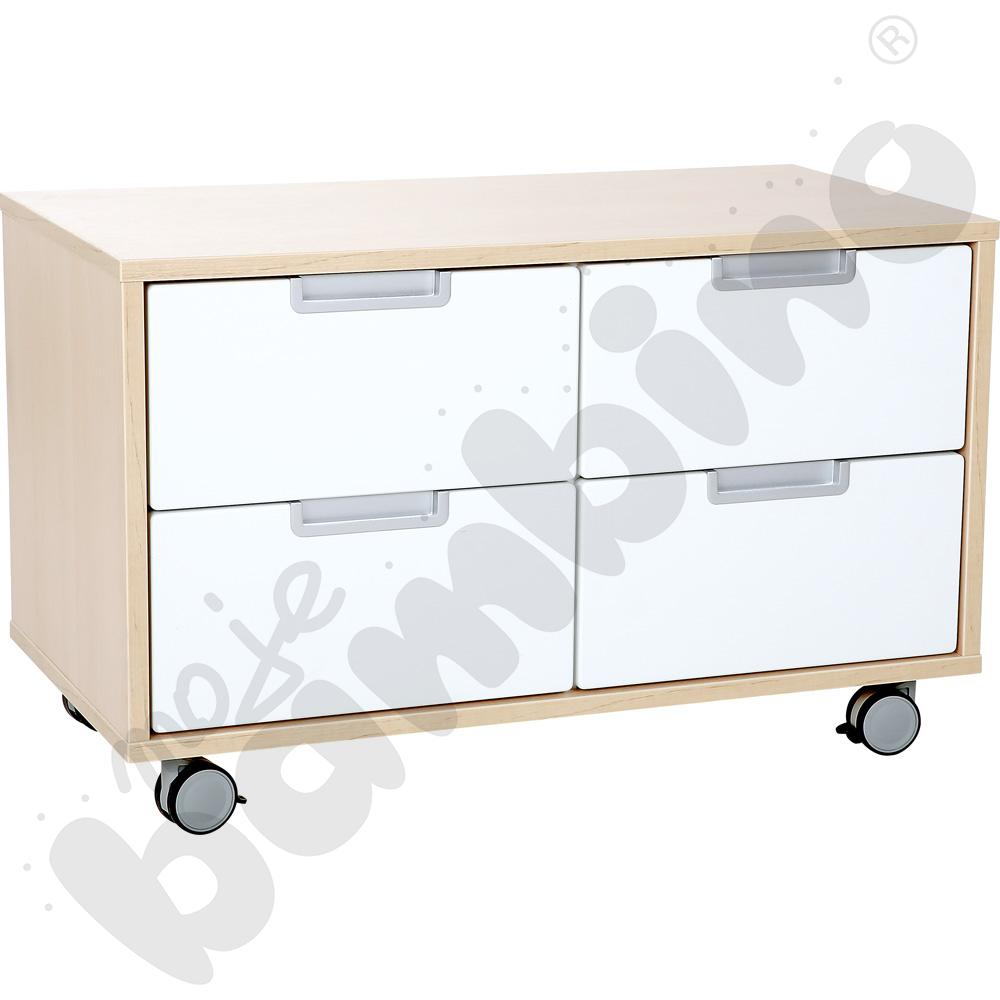 Quadro - zestaw 28, skrzynia klon jasny